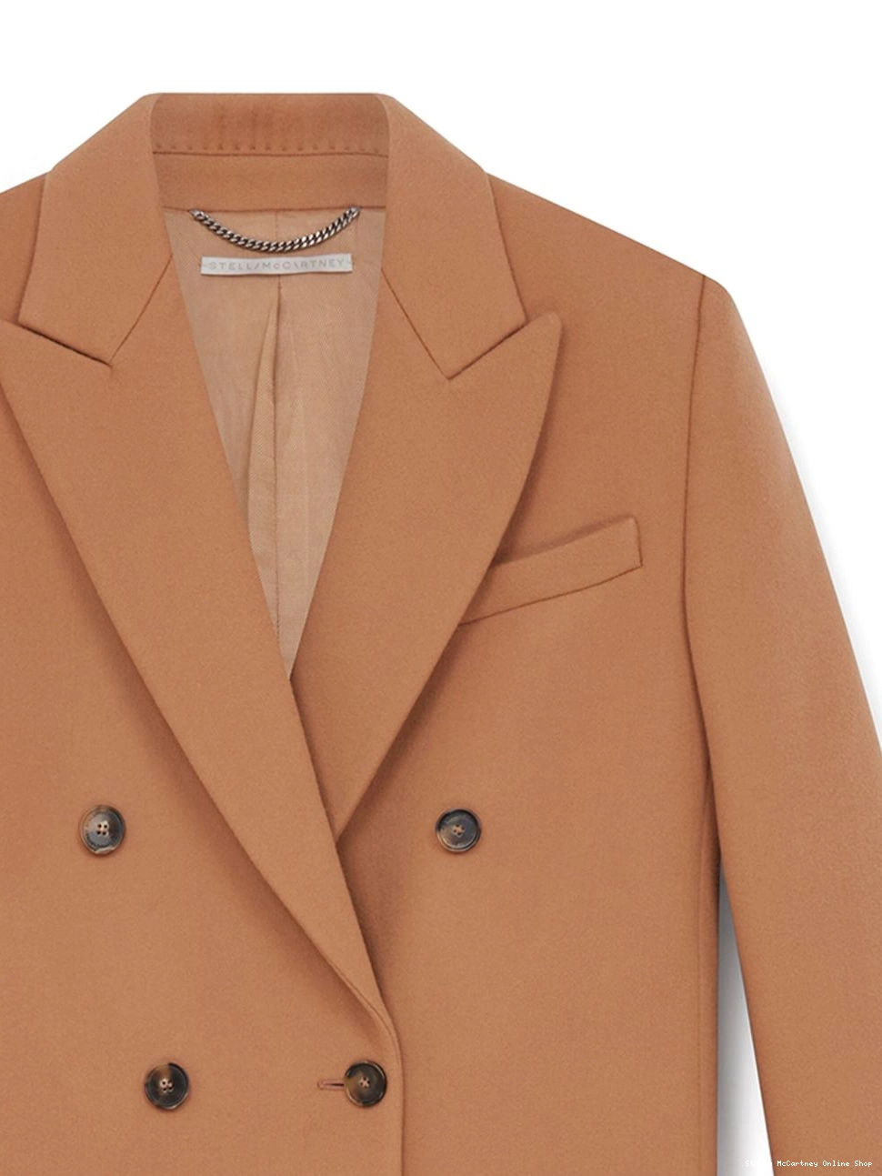 Affordable coat notched-lapel Stella wool Women McCartney 0714